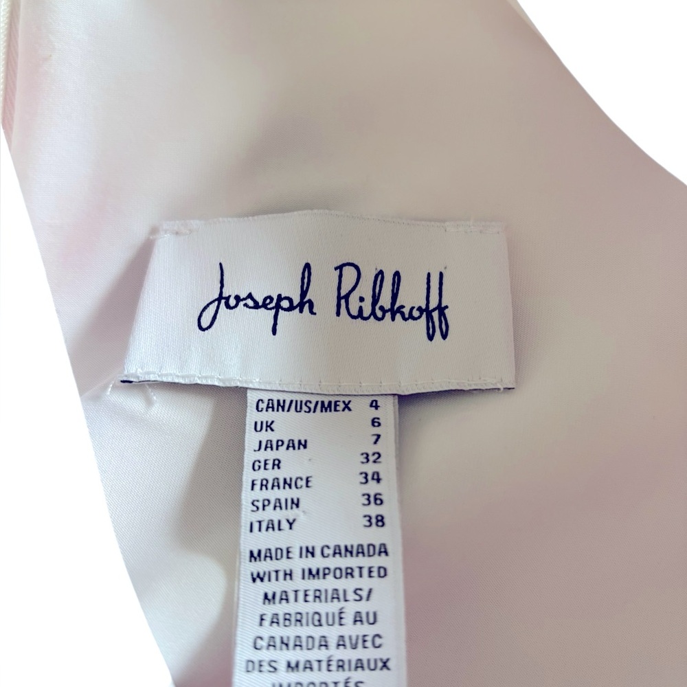 Joseph Ribkoff lined Multicolor Abstract Print Dress! Size 4. Preloved. - Picture 9 of 11
